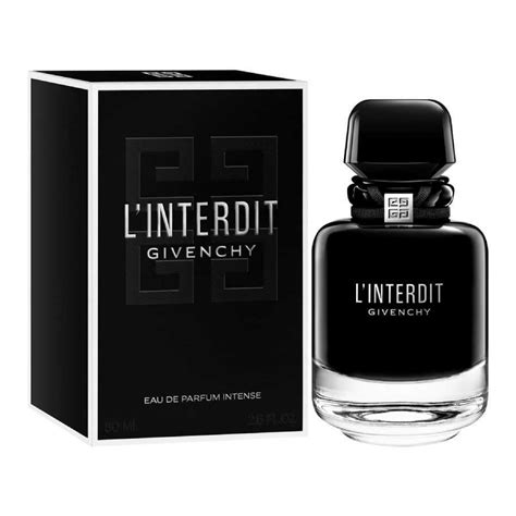 givenchy l'interdit edp intense 80ml|givenchy l'interdit perfume.